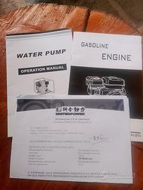 motopompa a benzina per movimentazione acqua