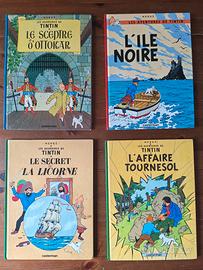 Lotto 11 fumetti Tintin, Hergé, Casterman 