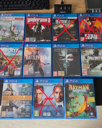 Giochi vari PS4