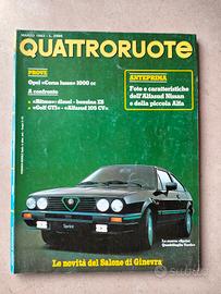 rivista quattroruote 1983