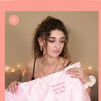 Federa in Seta personalizzabile con frase o nome