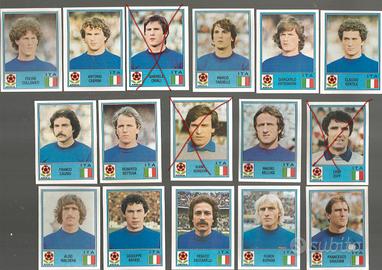 13 Figurine Panini EUROPA 80 -Italia