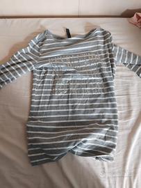 Maglia a righe con maniche a 3/4