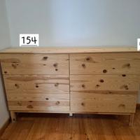 Cassettone in legno di pino