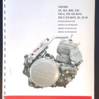 Manuale officina motore KTM 2T exc sx xc 2004/2009