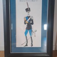 quadro militare Lancieri di Novara