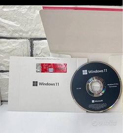 LICENZA Windows 11 32/64bit sticker CoA + DVD ITA