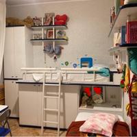 Cameretta salvaspazio, completa,  legno laminato