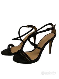 Sandali neri  Cafè Noir tacco alto