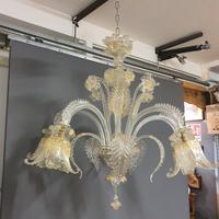 lampadario in vetro di murano 