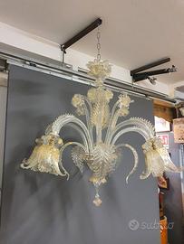lampadario in vetro di murano 