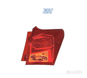 FANALE DX TOYOTA AURIS 5P 13-15 AMBRA ROSSO LED