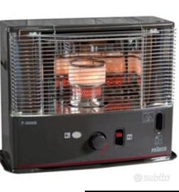 stufa paseco 3000 watt  e 2 fustini  da 20 litri