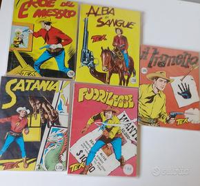 Tex gigante 5 numeri differenti ristampe