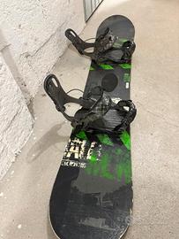 Snowboard tavola Salomon 155 + attacchi Salomon 