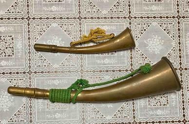 Trombe in ottone antiche
