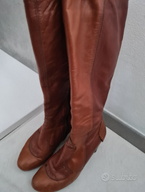 Stivali cuoio donna