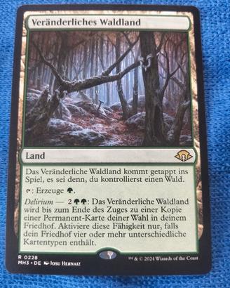 The Magic Gathering  Shifting Woodland