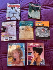 7 riviste vintage Tutto Uncinetto Edwige Fenech