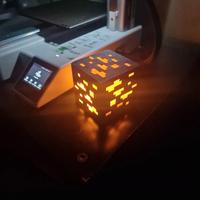 lampada minecraft oro
