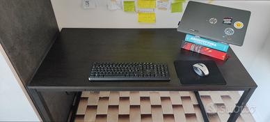 Scrivania black effetto legno