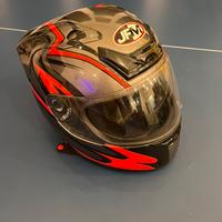 Casco JFM Sportivo Grigio e rosso