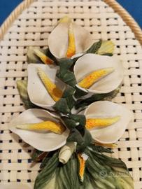 Calle fiorite in Porcellana Capodimonte 