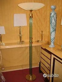 1940 Piantana cristallo due lastre. RARA.  Design