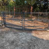 cancello in ferro 3.80 mt