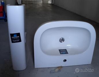 Lavabo a colonna Pozzi e Ginori 
