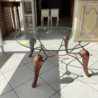 Tavolo Tondo in Vetro