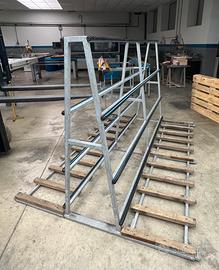 Capra cavalletto porta infissi e vetri