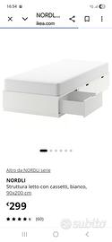 strutture letto ikea nordli 