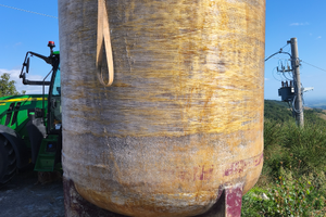 Cisterna vetroresina 100 quintali