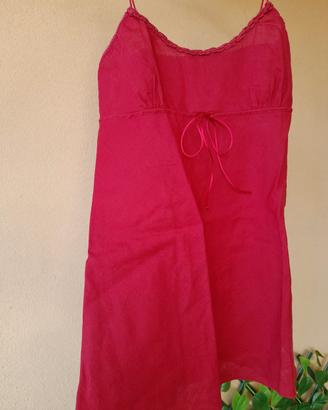 Top estivo U. C. of Benetton donna TG XS bordeaux 