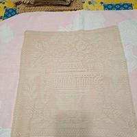 Pannello Merletto Filet Fatto a Mano - Motivo "Vas