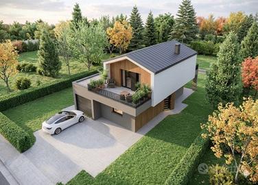 Villa di 200 m² con 5 locali e box auto a Mussolen