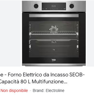 Forno elettrico 2500 w