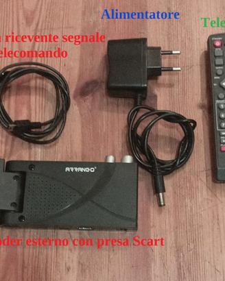 DECODER TV CON PRESA SCART