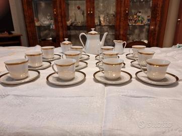 Set Tazze Caffè Porcellana Aschaffenburg Bavaria