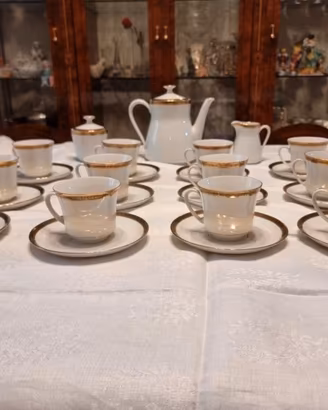 Set Tazze Caffè Porcellana Aschaffenburg Bavaria