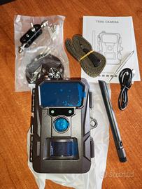 Fototrappola Telecamera Esterno 4G con SIM, Telec