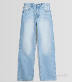 Jeans Baggy di Bershka colore light blu