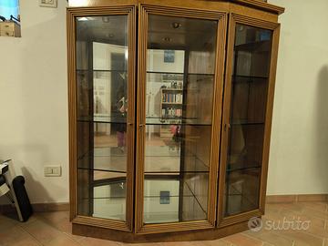 VETRINETTA IN RADICA CON ILLUMINAZIONE