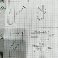 Panca a L e tavolo 