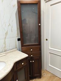 Mobile colonnina bagno in legno