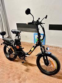 Bici elettrica 750w pieghevole