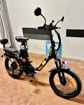 Bici elettrica 750w pieghevole