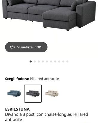 Divano ikea eskilstuna chaise longue