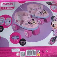 pattini a rotelle bambina Disney Minnie giocattolo